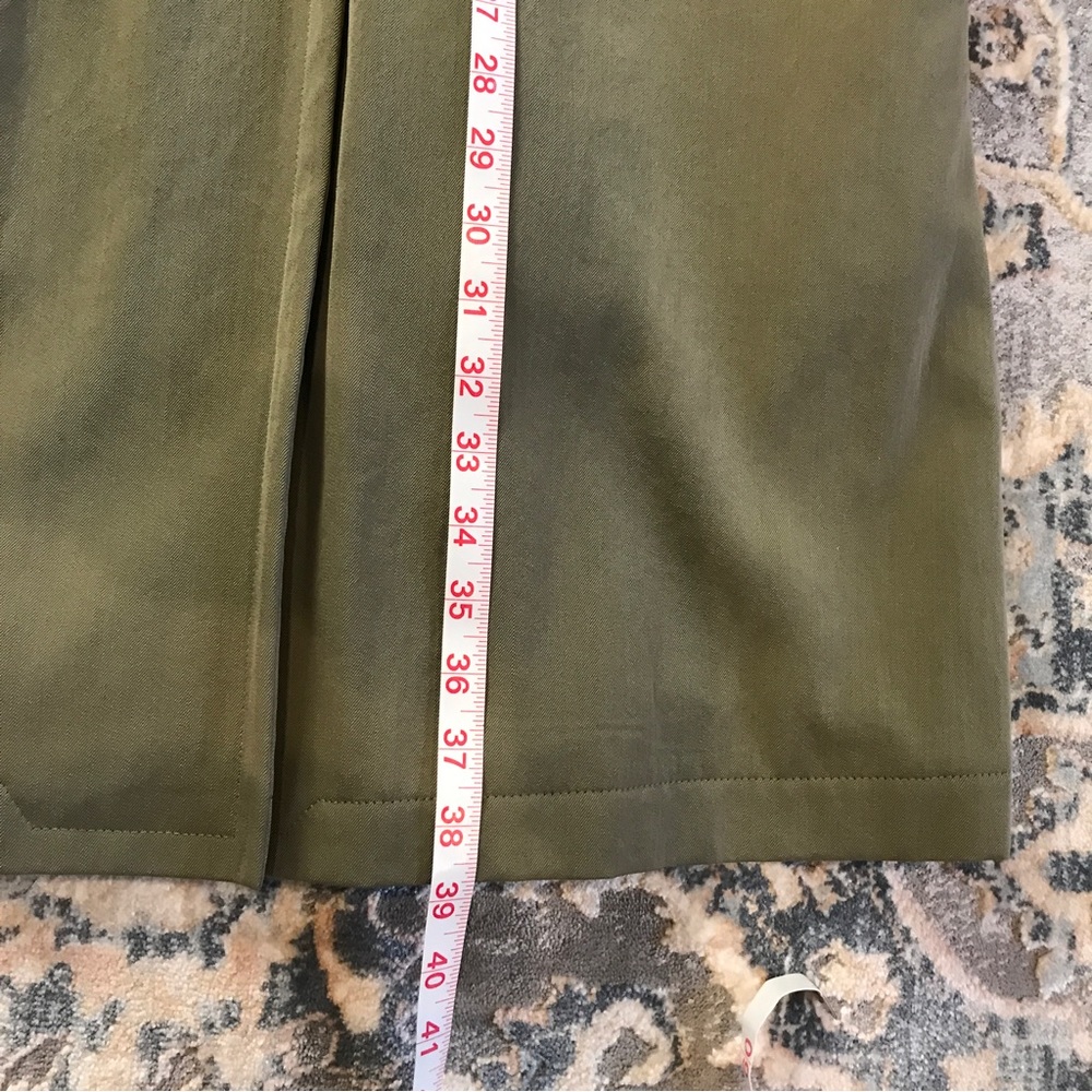 Dries Van Noten Olive Green Trench Coat - Picture 3 of 6